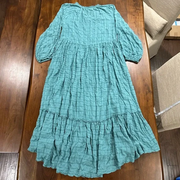 Free People Edie Maxi Dress Fall Maxi Top Size Medium Boho - Picture 3 of 6